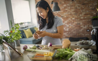 Making healthy meal