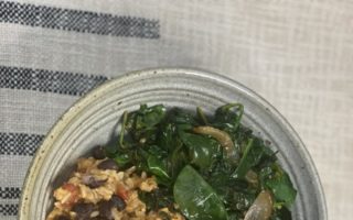 black beans and greens recipe
